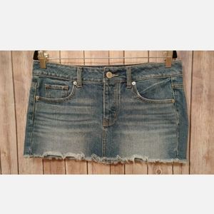 American Eagle Vintage Distressed Mini Skirt